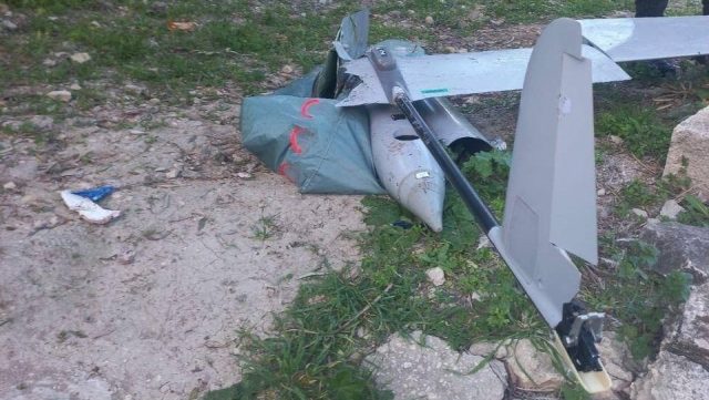 Israeli drone downed